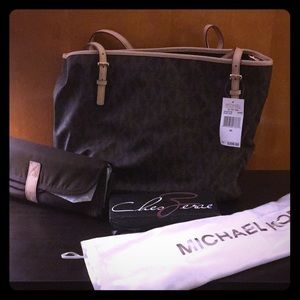 Michael Kors Brown Handbag / Jet Set